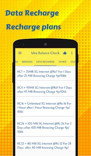 App for Idea Recharge & Idea balance check screenshot 5