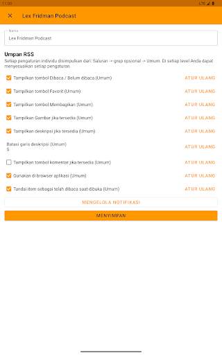 Pembaca RSS Offline screenshot 3