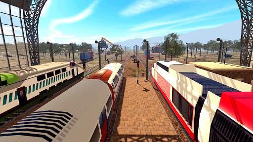 Train Racing Euro Simulator 3D: Jogos de trem screenshot 3