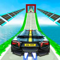 Crazy Car Racing Stunts Game logo
