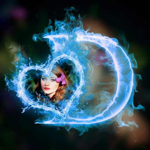 Fire Text Photo Frame screenshot 9