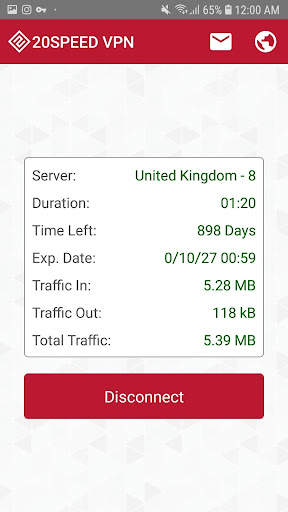 20SPEED VPN स्क्रीनशॉट 5
