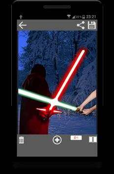 Lightsaber Photo Editor App screenshot 2