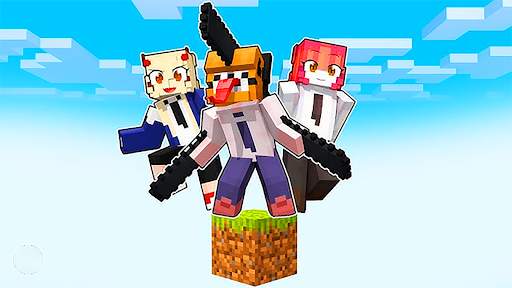 Chainsaw Man mod minecraft screenshot 2