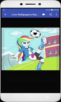 Live Wallpapers Rainbow Dash Styl screenshot 6