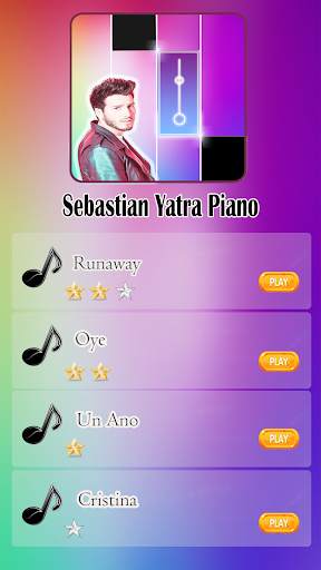 Sebastian Yatra Piano Tiles Game screenshot 2