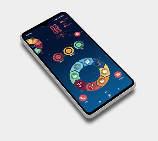 Compact Hitech launcher Pro - Themes, Wallpaper screenshot 2