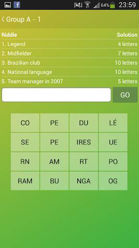Word Cup 2014 Lite screenshot 4