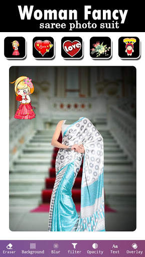 Woman Fancy Saree Photo Suit 5 تصوير الشاشة