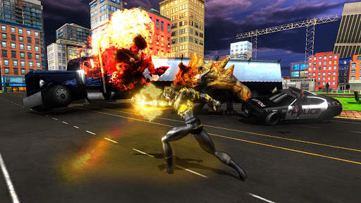 Panther Super Hero Crime City Rescue Battle screenshot 2