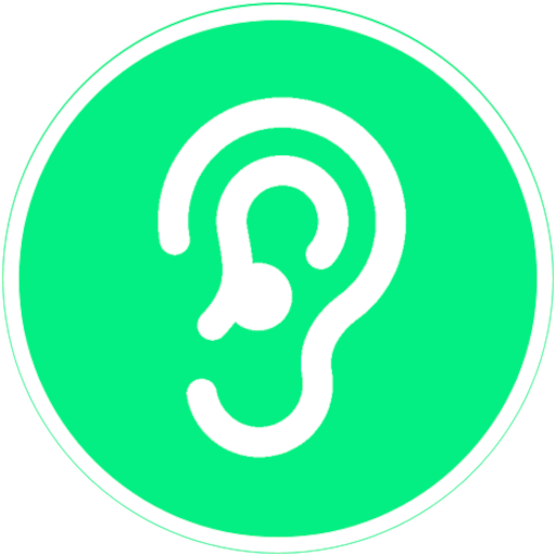 Hearing Aid Ear Sound magnifie icon
