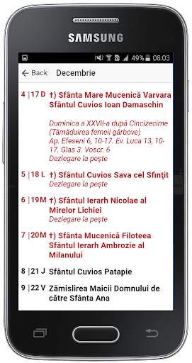 Calendar Ortodox pe stil vechi 2019 screenshot 4