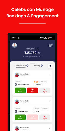 Tring Celeb Connect скриншот 6