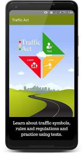 Traffic Act - Learn & Take Driving Licence Tests screenshot 1