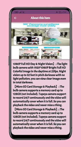 wifi light bulb camera guide screenshot 4