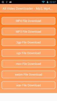 All Video Downloader - Mp3, Mp4, 3gp File Download screenshot 2