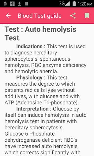 Blood Test guide screenshot 4