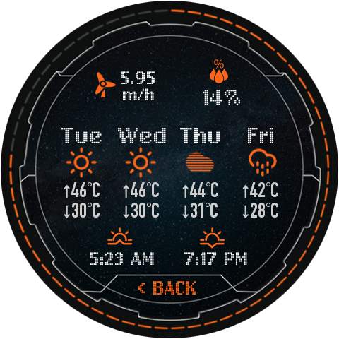 Nimbus Watch Face & Clock Live Wallpaper screenshot 14