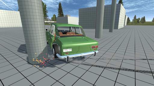 Simple Car Crash Physics Sim screenshot 1