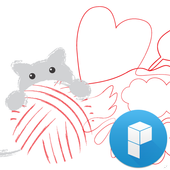 Love my kitty Launcher Theme icon