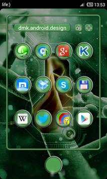 Next Launcher Bio Green Theme screenshot 6