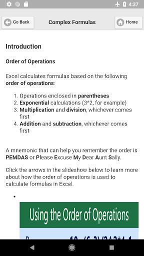 Tutorial for Excel скриншот 7