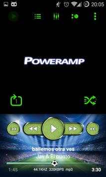 Poweramp Skin Football screenshot 1