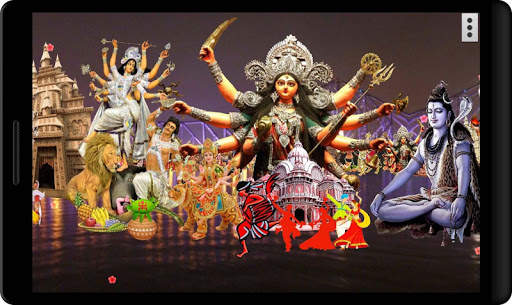 4D Durga Puja, Navaratri Durgotsava Live Wallpaper screenshot 5