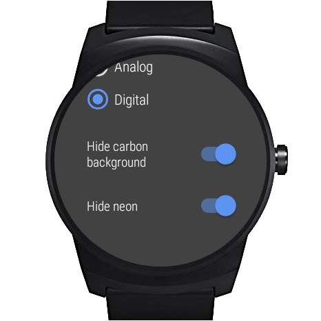 Carbon Neon Watch Face screenshot 8
