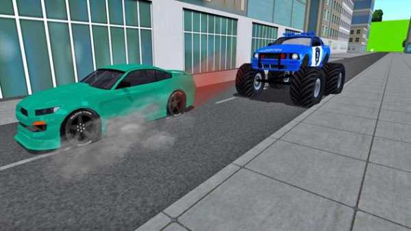 Truck Driving Police Simulator screenshot 2