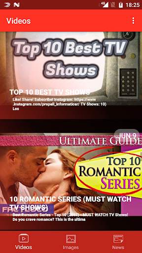 TV Shows Breaking News DS screenshot 2