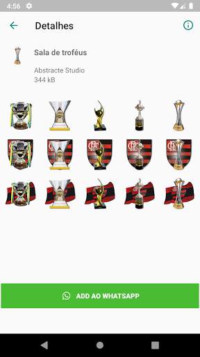 Flamengo Stickers 3 تصوير الشاشة