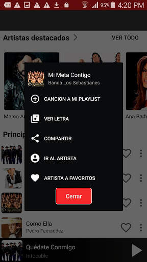 Música Grupera screenshot 3