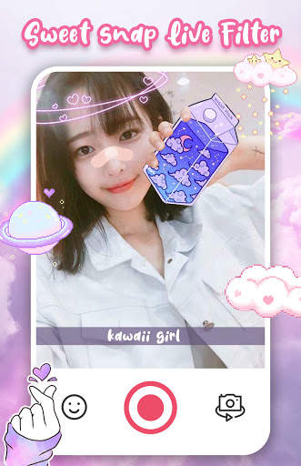 Sweet Snap Camera Lite - Snap Face Camera Edit screenshot 1