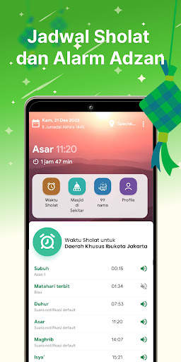 Muslim: Adzan, Kiblat, AlQuran screenshot 1