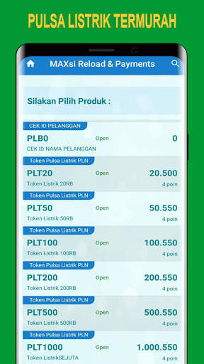Distributor Agen Kuota Terlengkap - MAXsi Reload screenshot 4