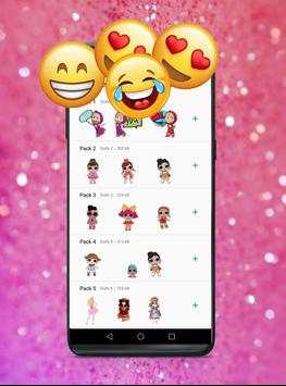 Dolls Surprise Stickers Whatsapp - WAStickerApps screenshot 2