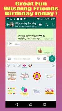 Birthday Stickers screenshot 7