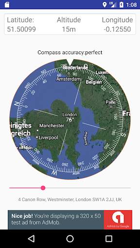 Compass PRO - The compass with satellite map screenshot 3