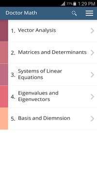 Linear Algebra screenshot 1