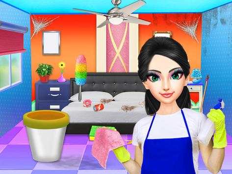 Sweet Girl House Cleanup: Home Cleaning Game screenshot 2