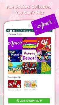 Carnaval  No Brasil Stickers for WhatsApp screenshot 2