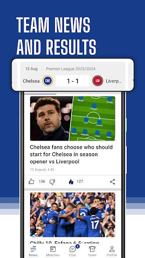 Blues Live – Soccer fan app screenshot 2