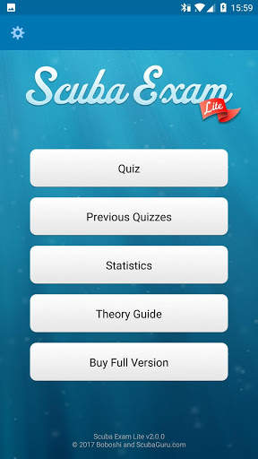 Scuba Exam Lite screenshot 2
