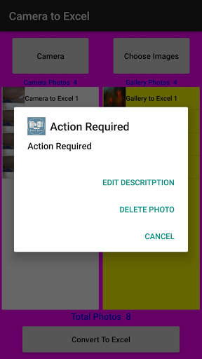 Camera to Excel Converter screenshot 5