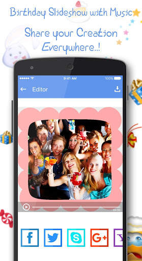 Birthday Slideshow with Song screenshot 6
