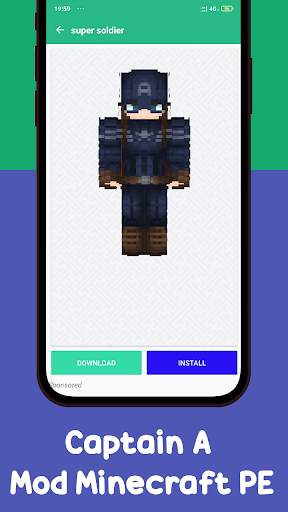 Captain America Minecraft PE screenshot 8