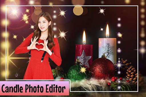 Condolence  Photo Frame with candle screenshot 1