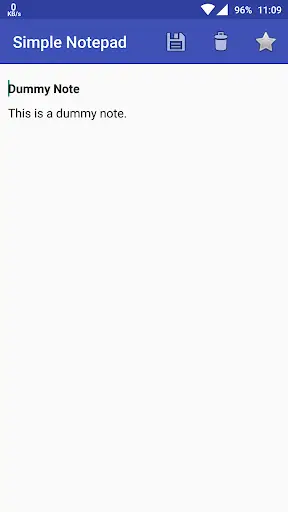 Simple Notepad screenshot 2