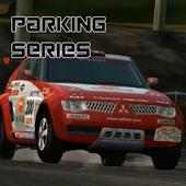 Parking Series Mitsubishi - Pajero Driving SUV logo